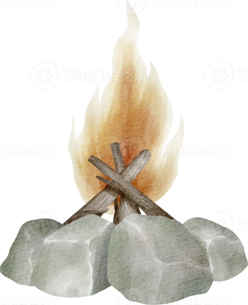 waterverf brand klem kunst element png