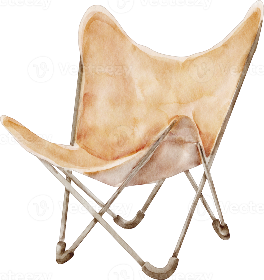 watercolor chair boho element png