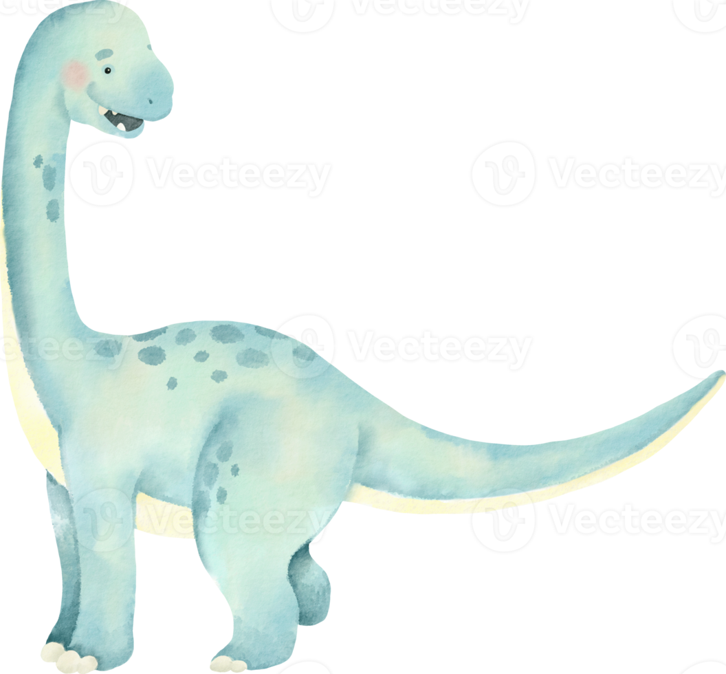 watercolor dinosaur clip art png