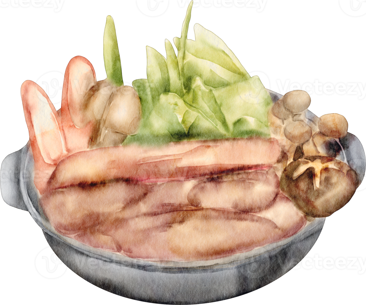 sukiyaki klämma konst element png