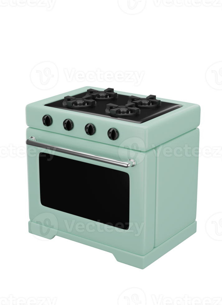 3D cute cooking stove png