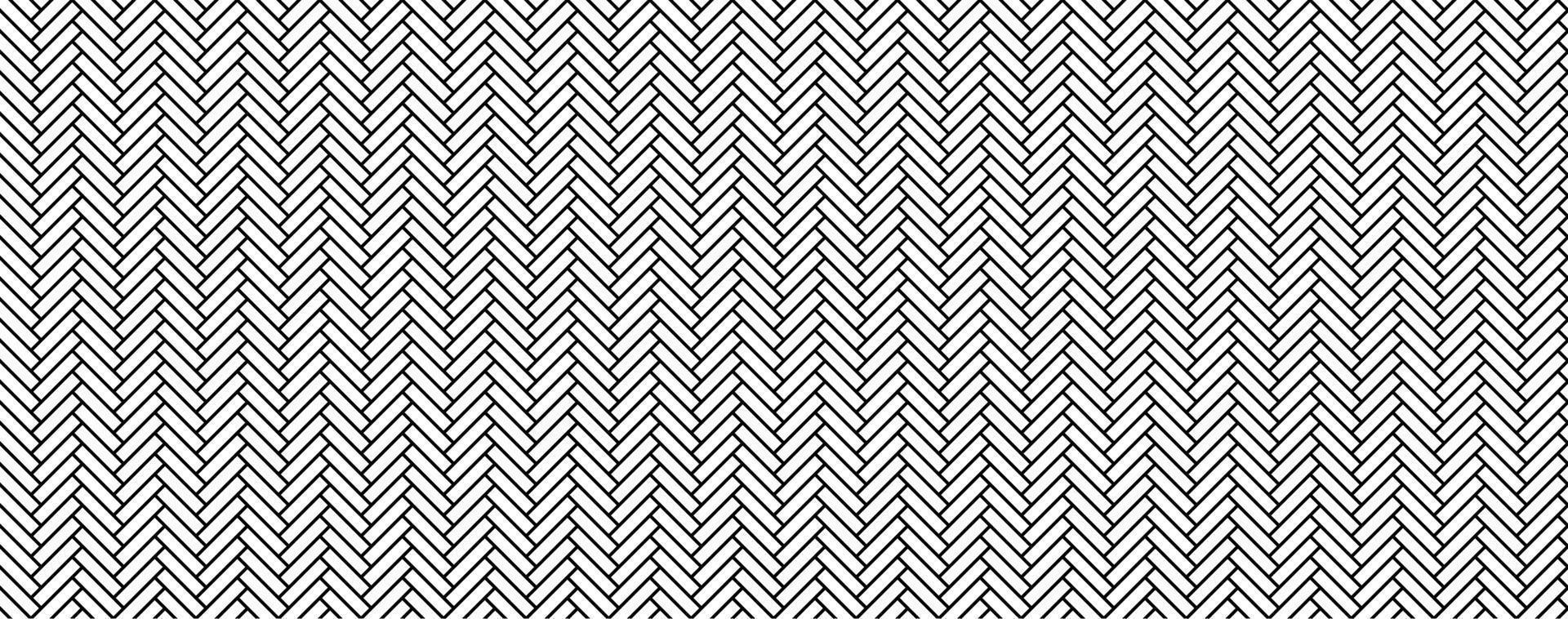 outline herringbone parquet seamless pattern vector