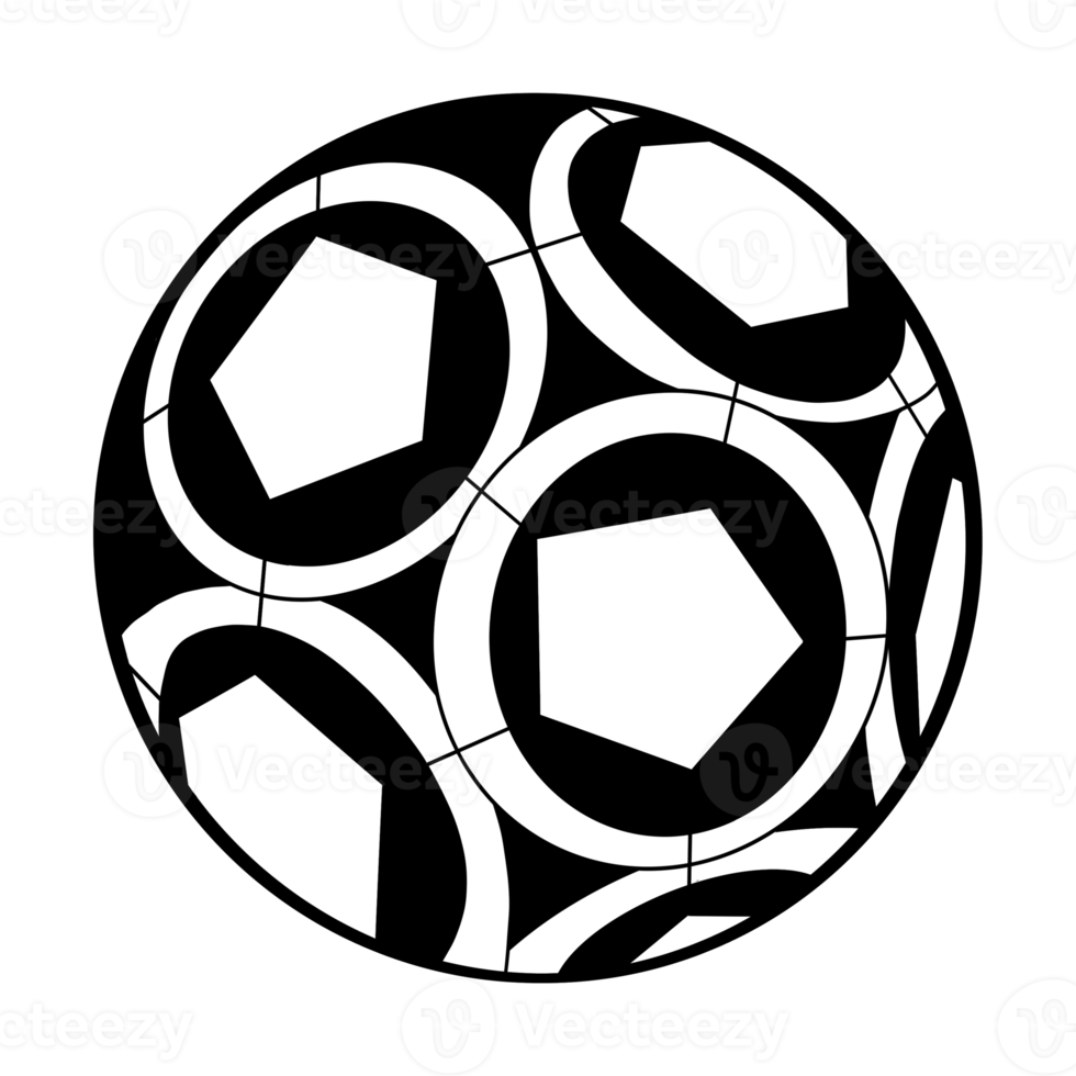 Black And White Soccer Ball png