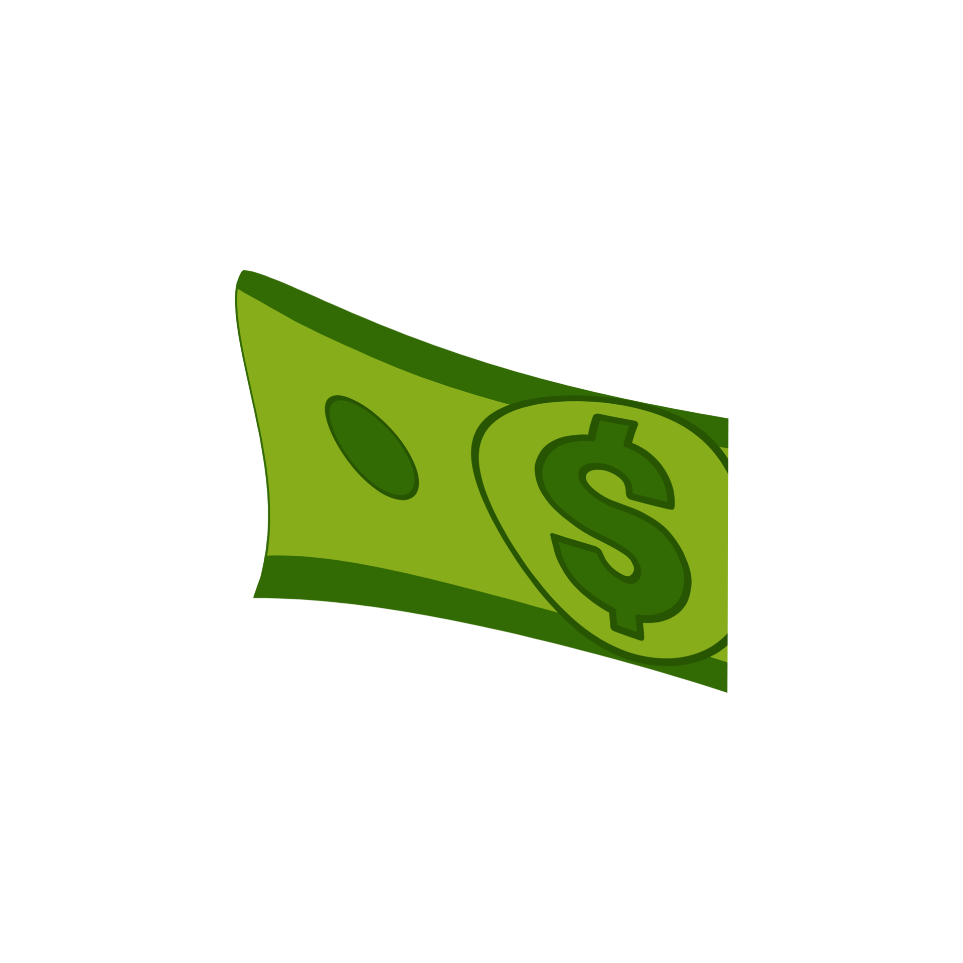 Green Dollar Cash 15736406 PNG