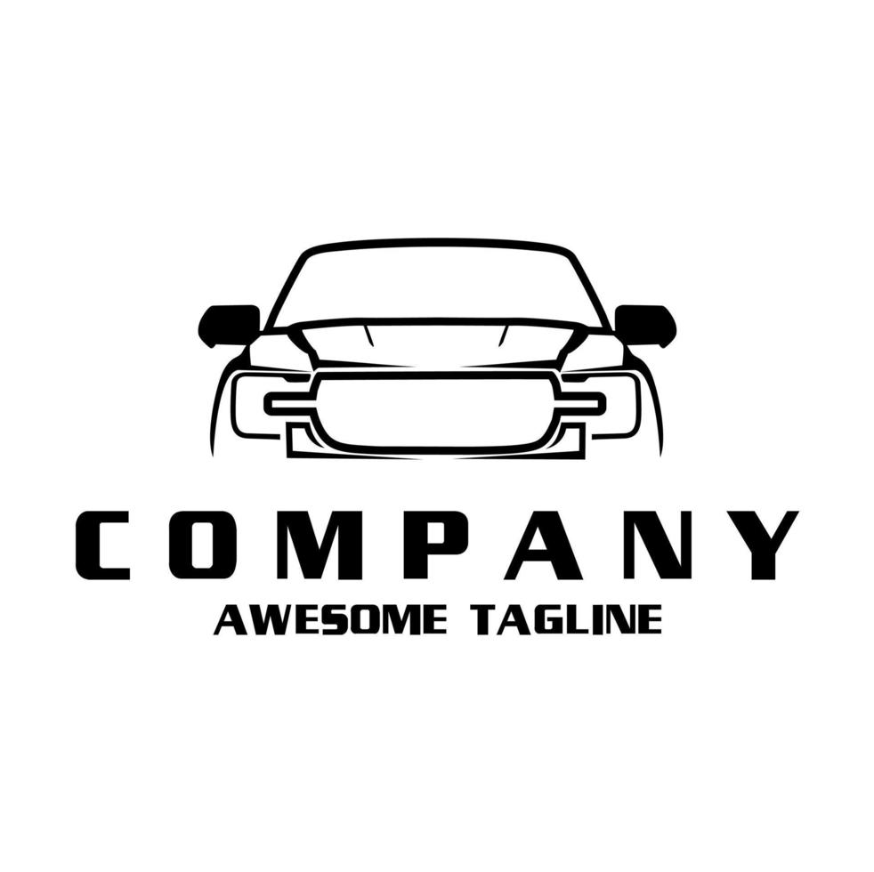 Automotive car logo design vector. vector