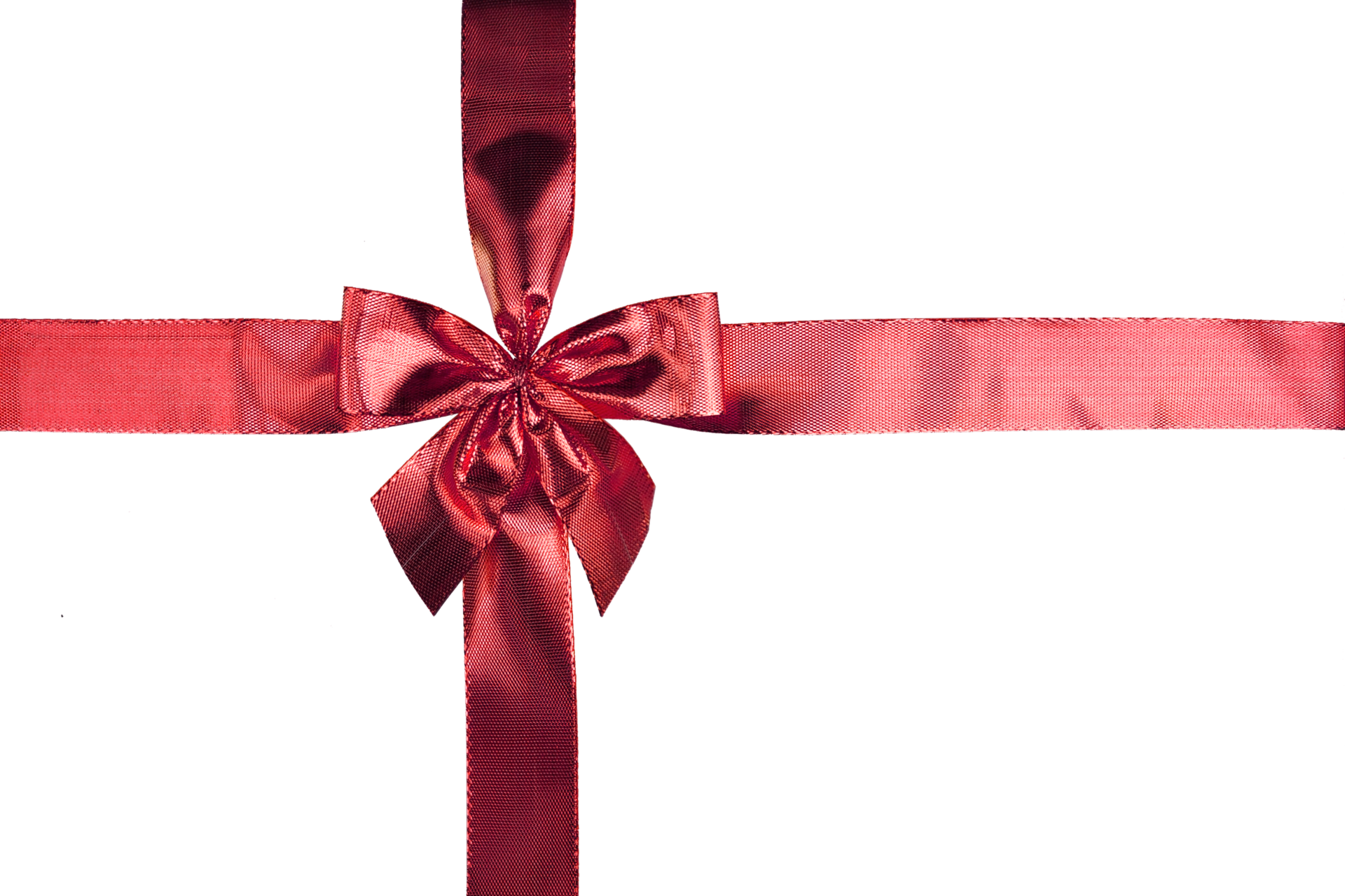 Red Gift Bow And Ribbon On A Transparent Background 15736659 PNG