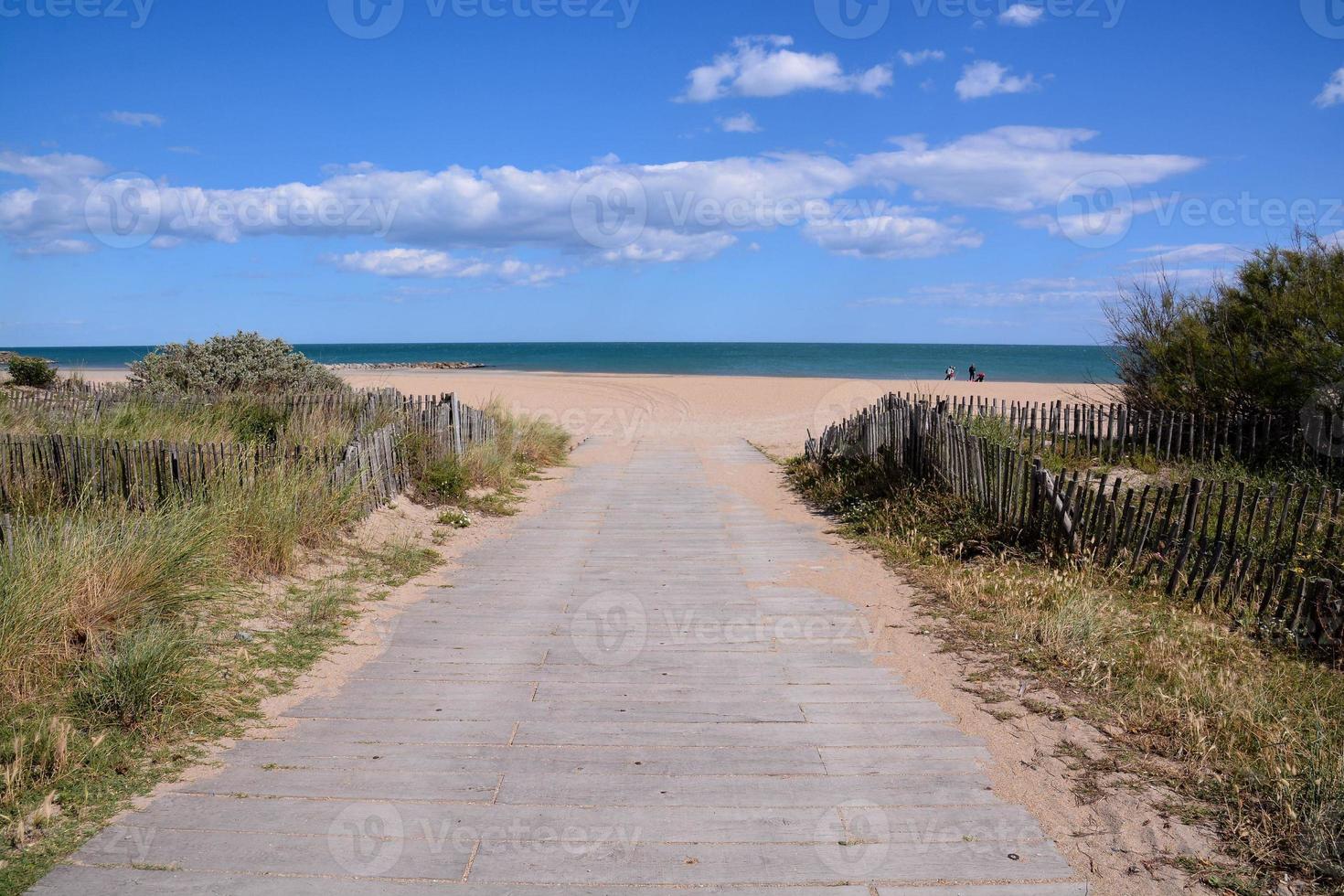 paisaje marino en verano foto