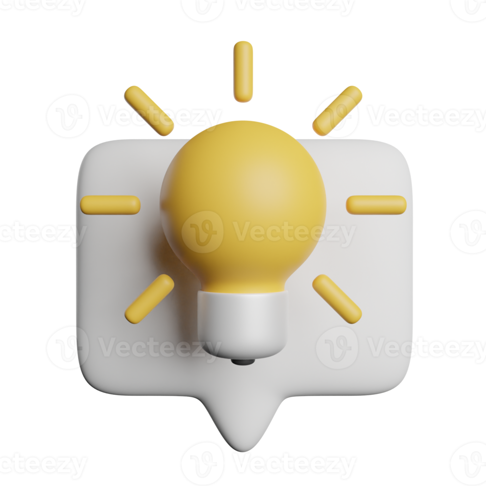 Creative Idea Bulb png