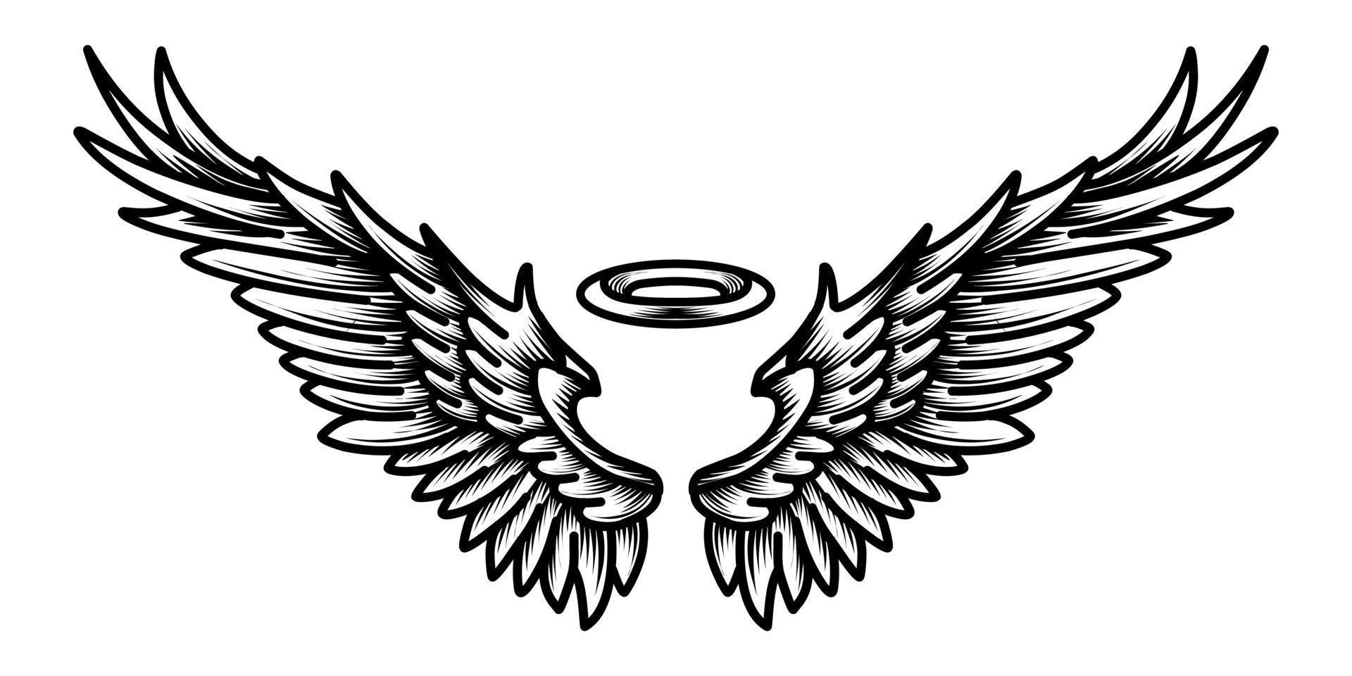 Aggregate 103+ about simple wing tattoo designs super cool -  .vn