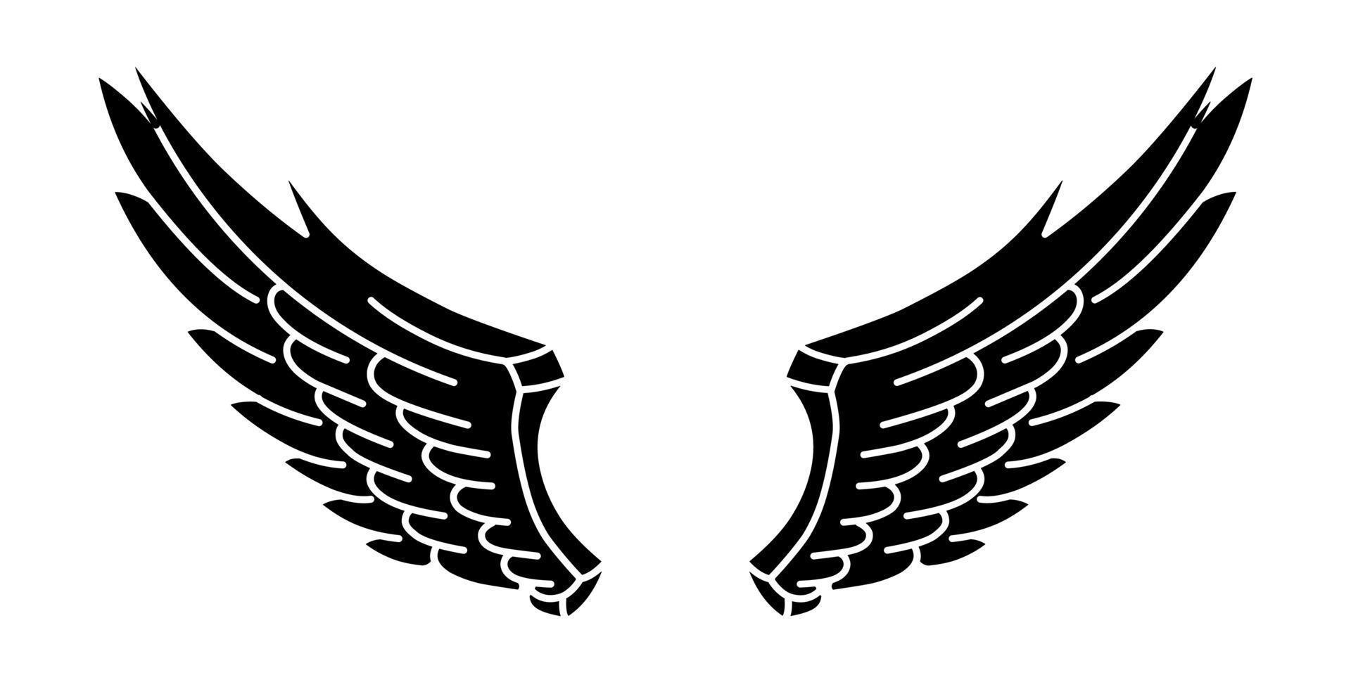 free vector angel wings