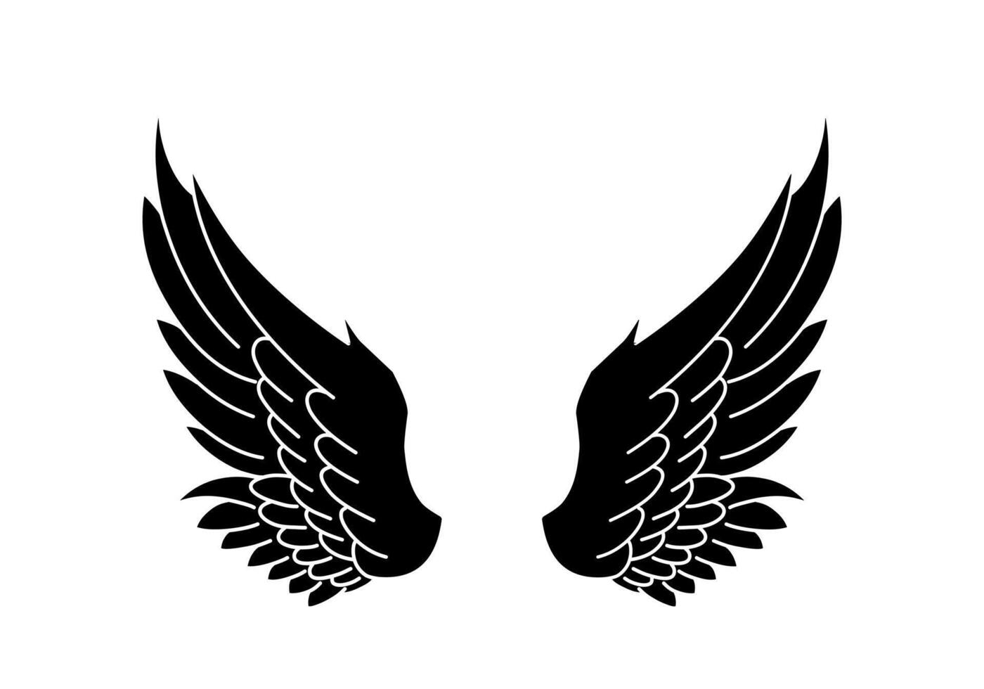 free vector angel wings