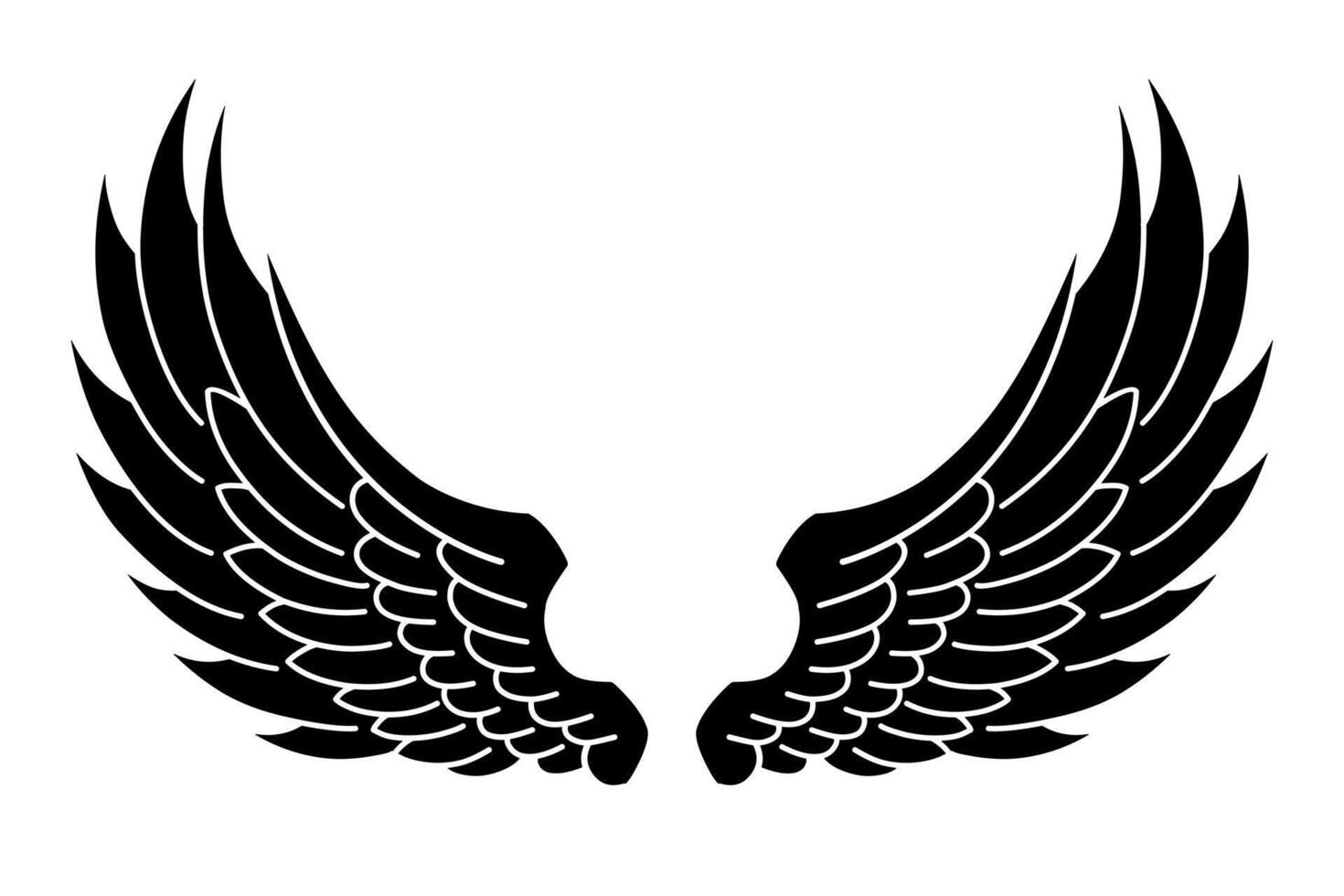 free vector angel wings