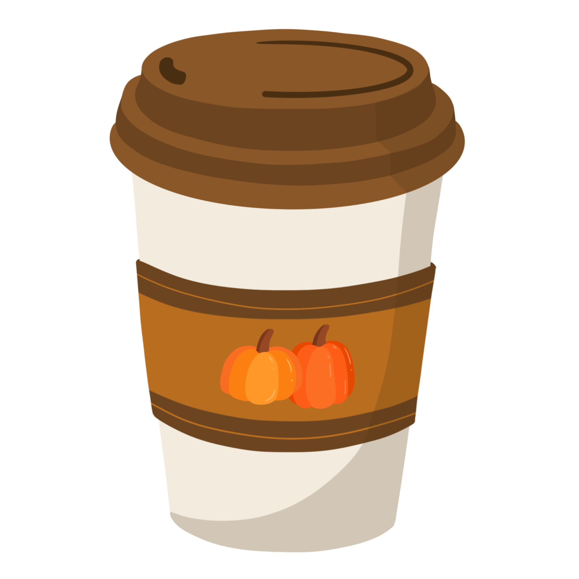 Pumpkin Spice Latte Illustration 15738126 PNG download-coffee-latte-cappuccino-tea-paper-clipart-coffee-png-image