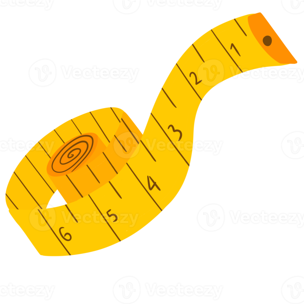 ilustração de fita métrica png