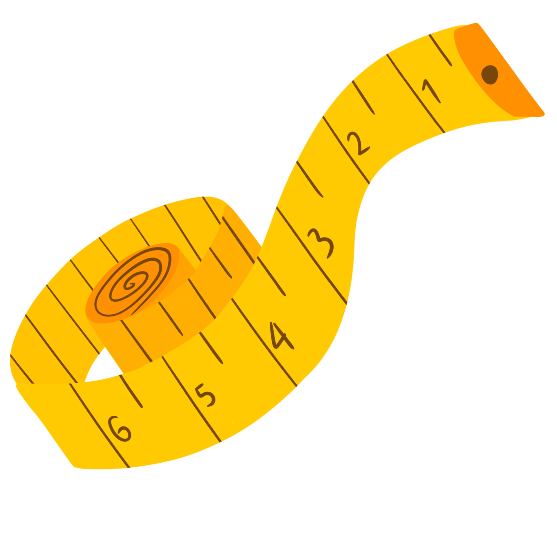 Tape Measure Illustration 15738131 PNG