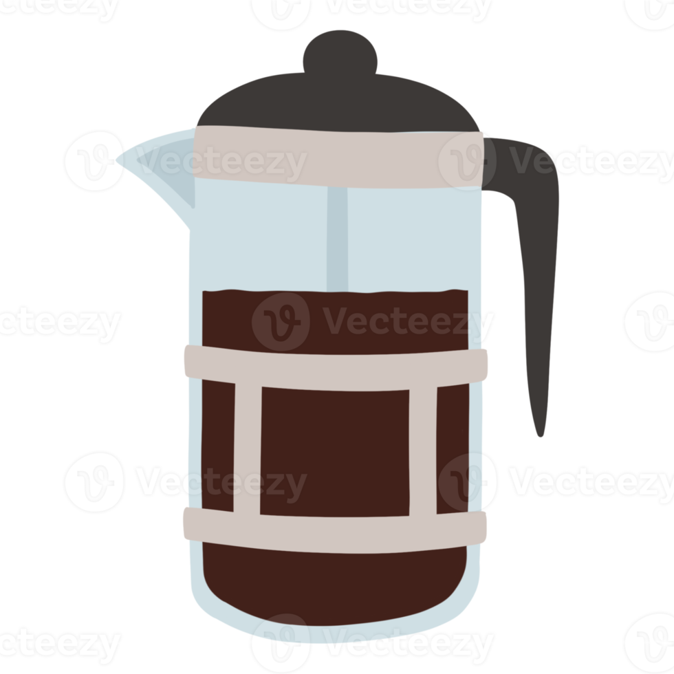 French Press Illustration png