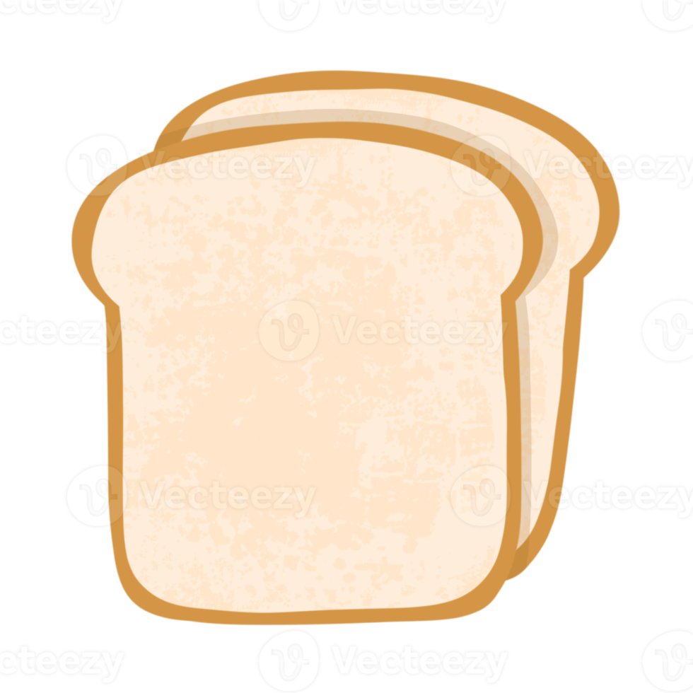 pão desenhado à mão png