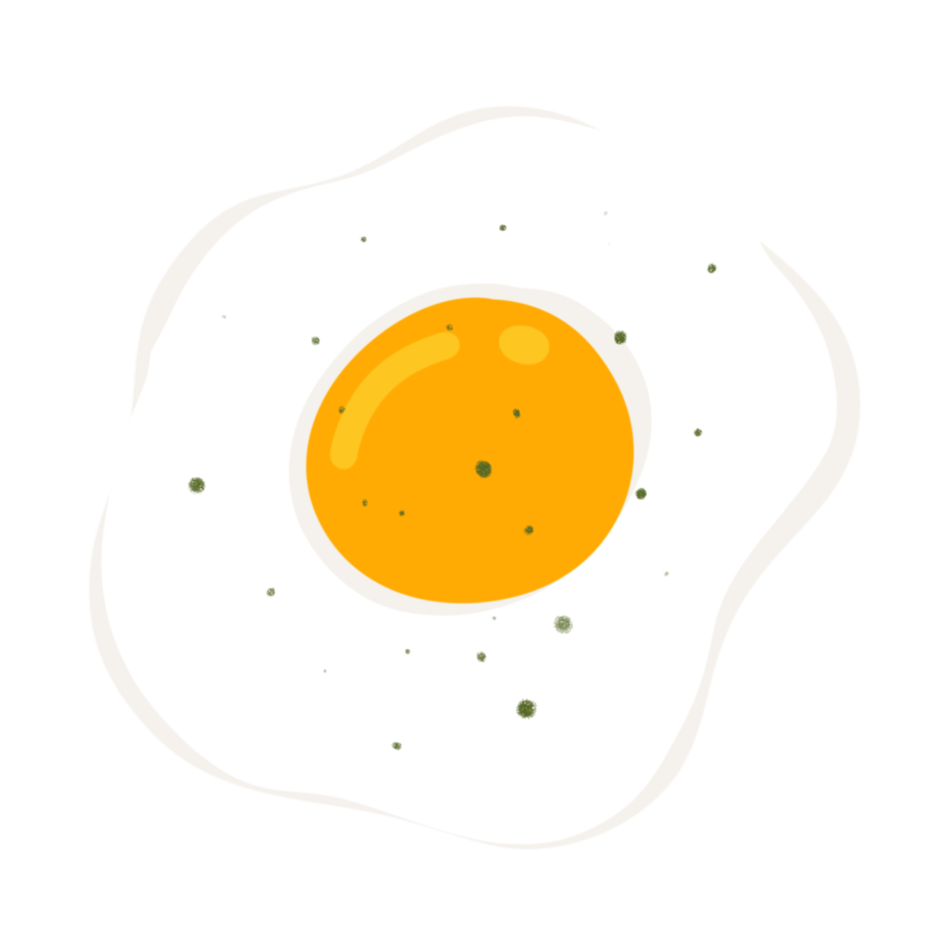 Sunny Side Up Egg Illustration 15738197 PNG