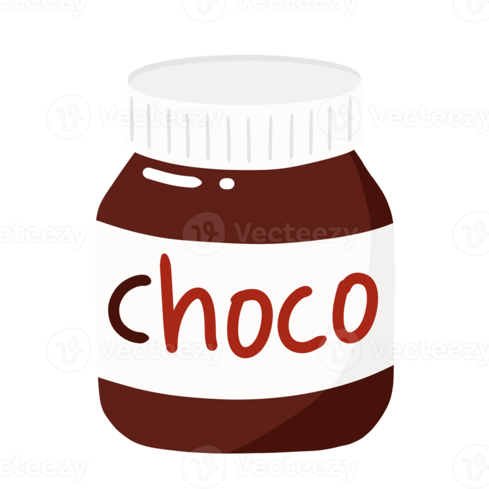 Chocolate Jam Illustration png