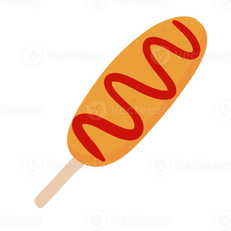 Corn Dog Illustration png