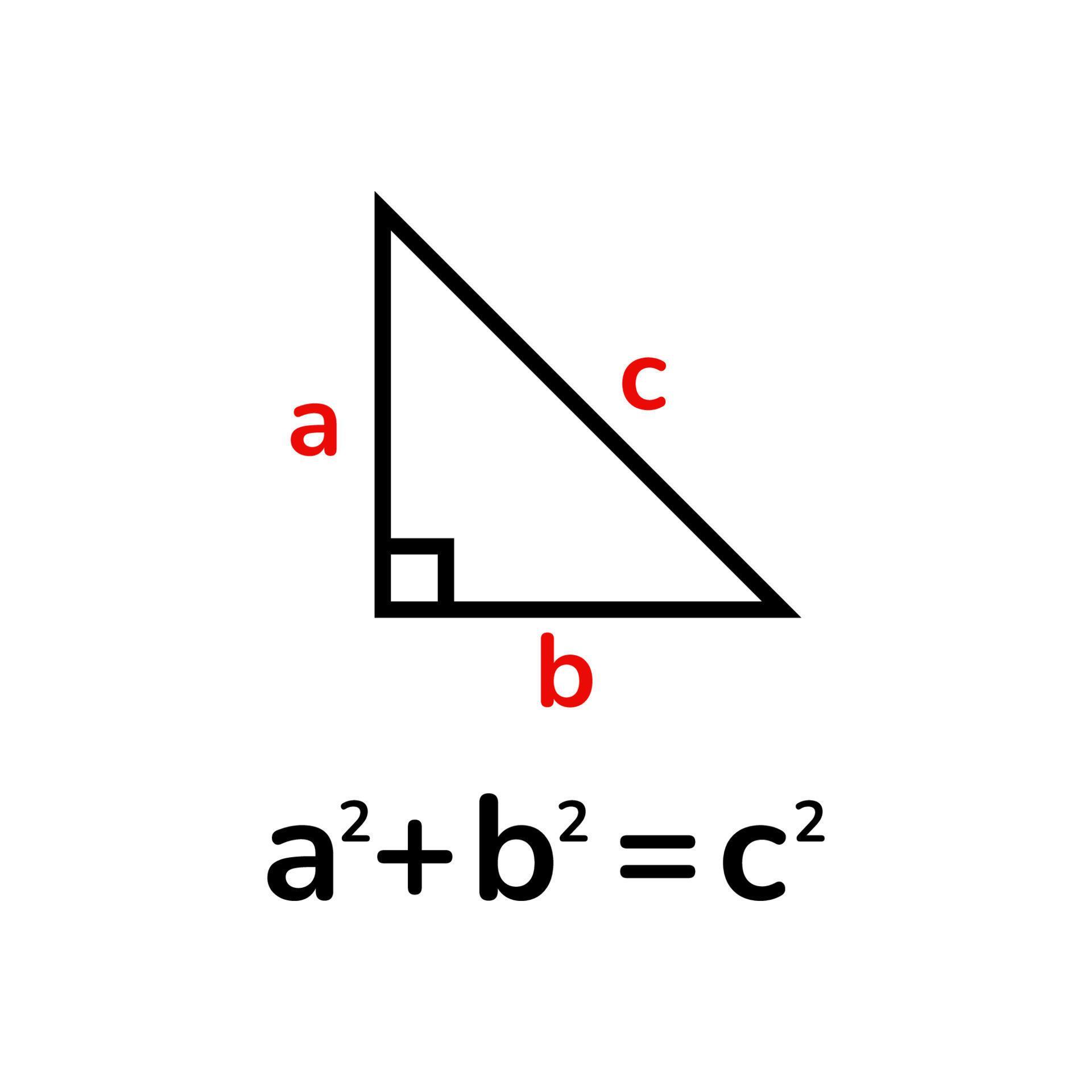 pythagorean theorem in math 15738546 Vector Art at Vecteezy
