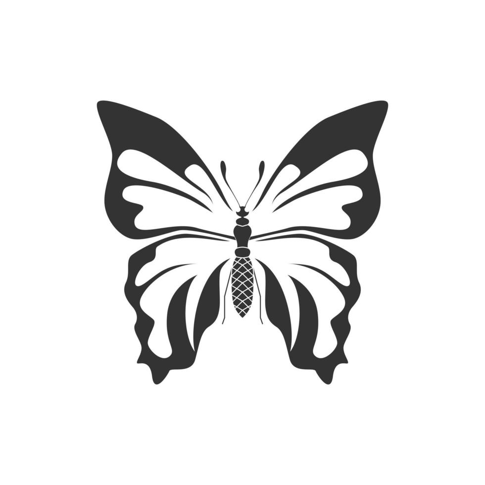 Artistic wing and body butterfly Image graphic icon logo design abstract concept vector stock. Can be used as a symbol related to animal or monogram