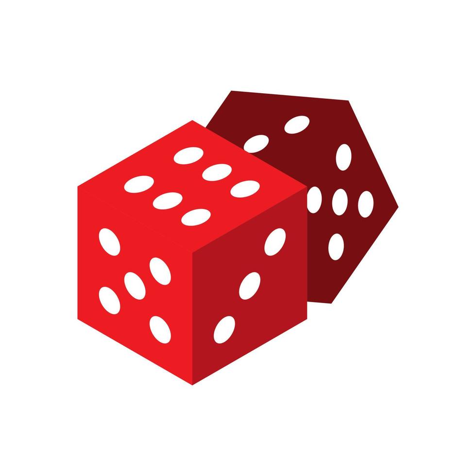 Dice icon vector design templates