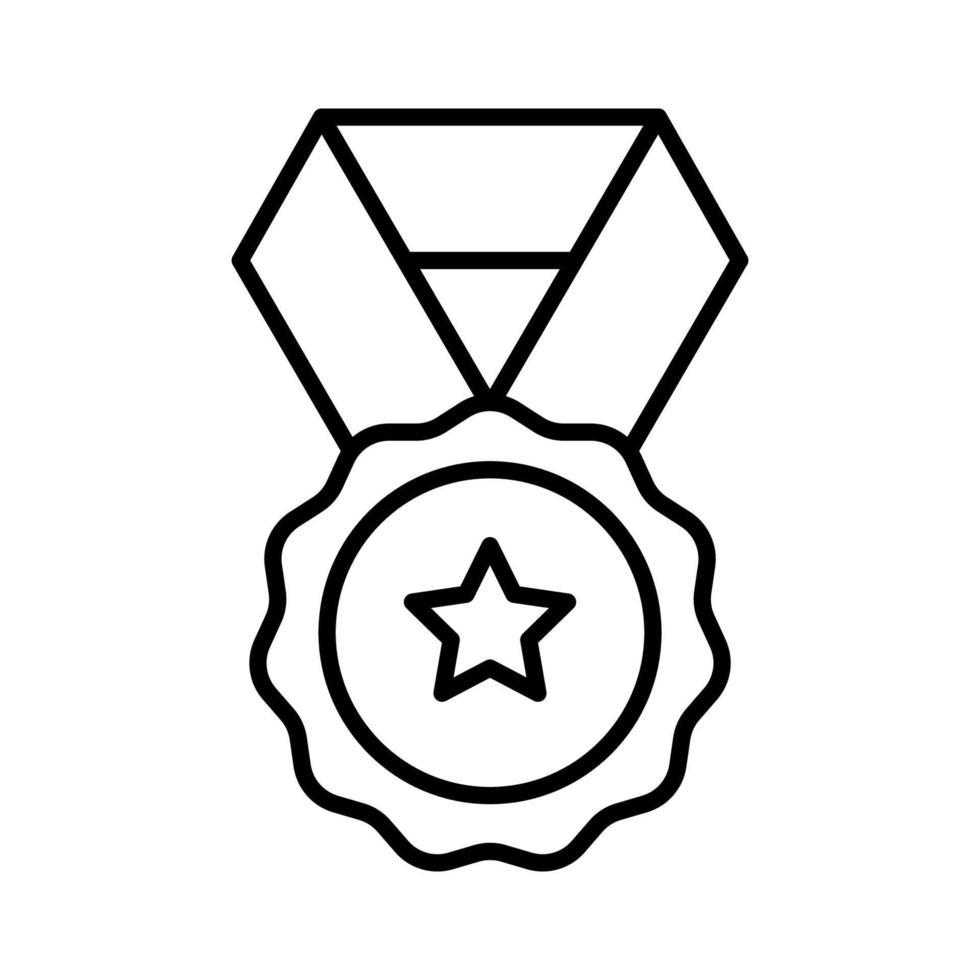 Plantillas de diseño de símbolo de vector de icono de medalla
