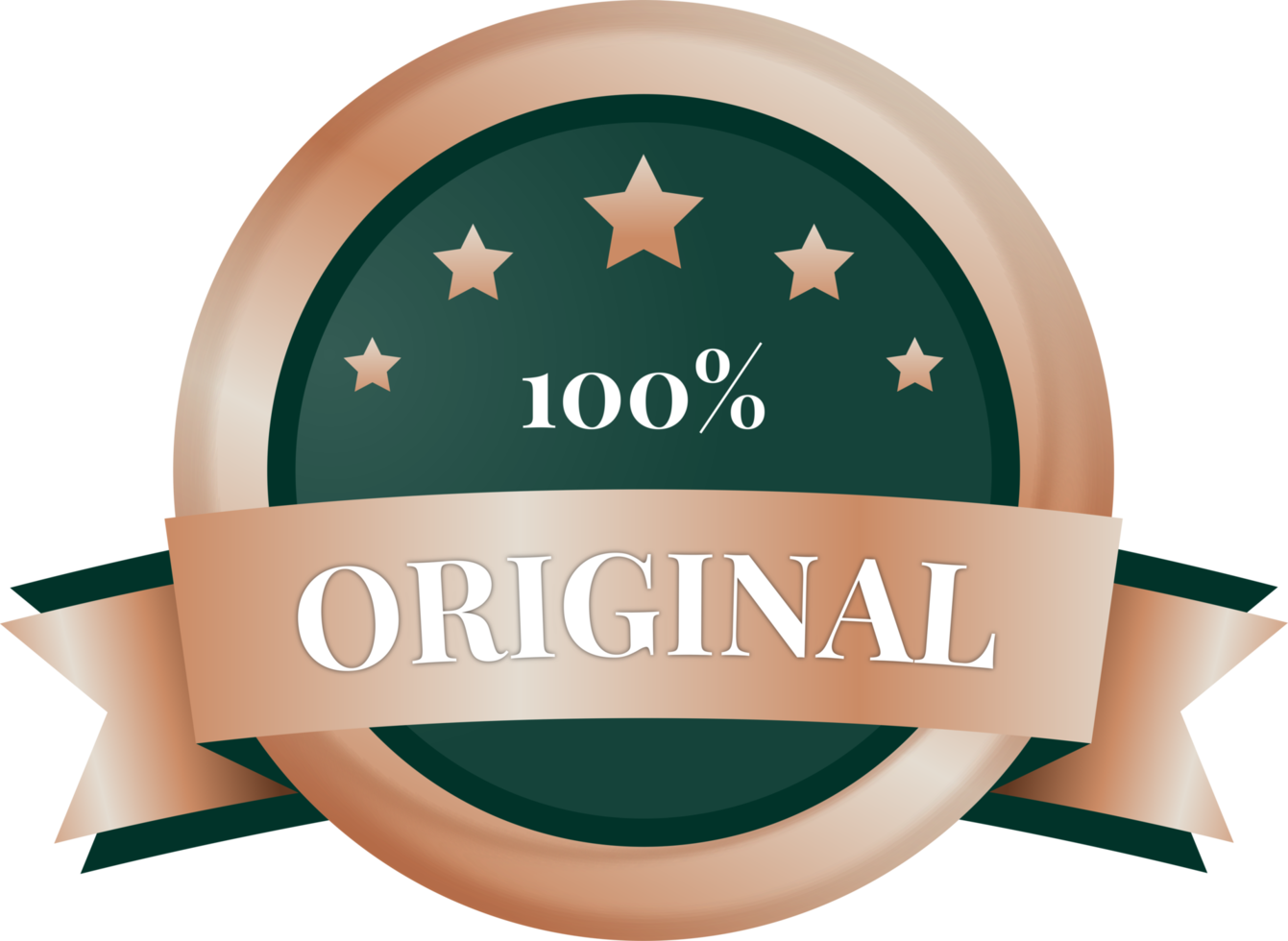 100 Percent Original Product Badge Label png