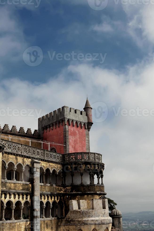 Sintra castle detail photo