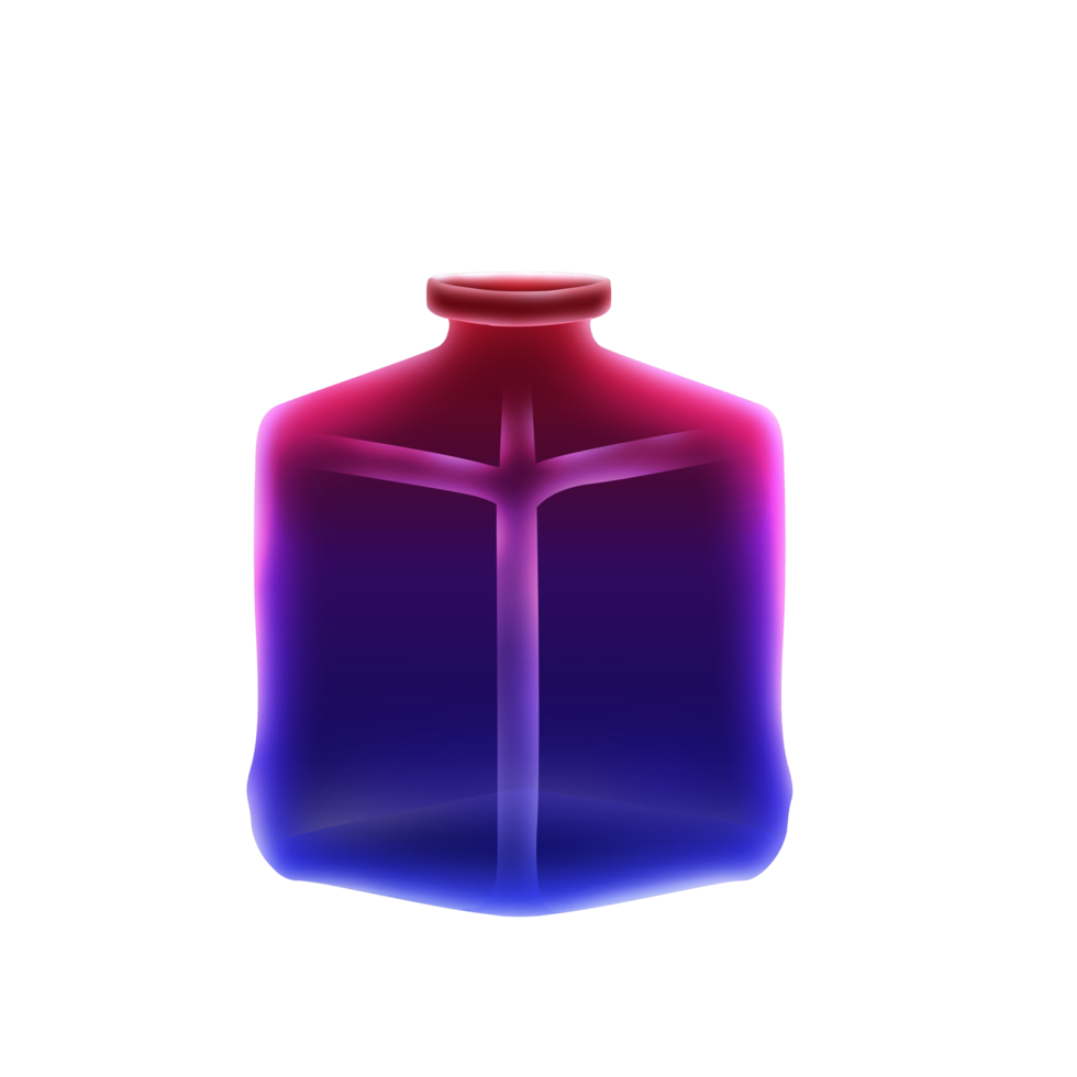 magical blue bottle png