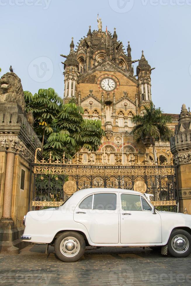 Chhatrapati Shivaji Terminus at Mumbai, India. photo