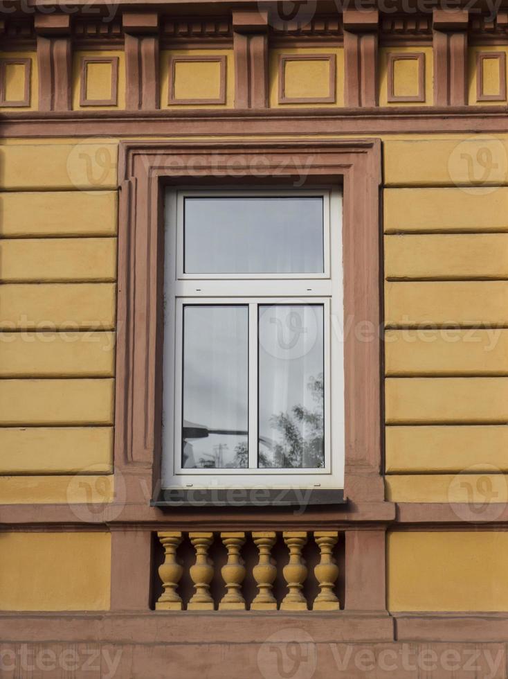 Prague window closeup photo
