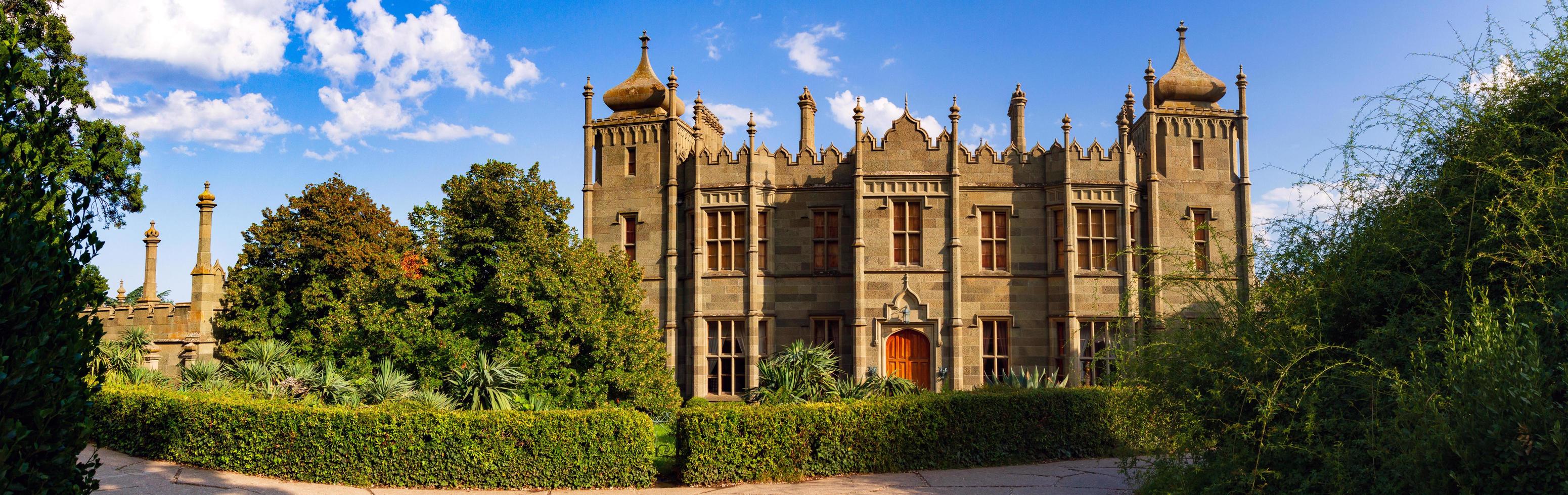 The Vorontsov Palace or the Alupka Palace, Crimea photo