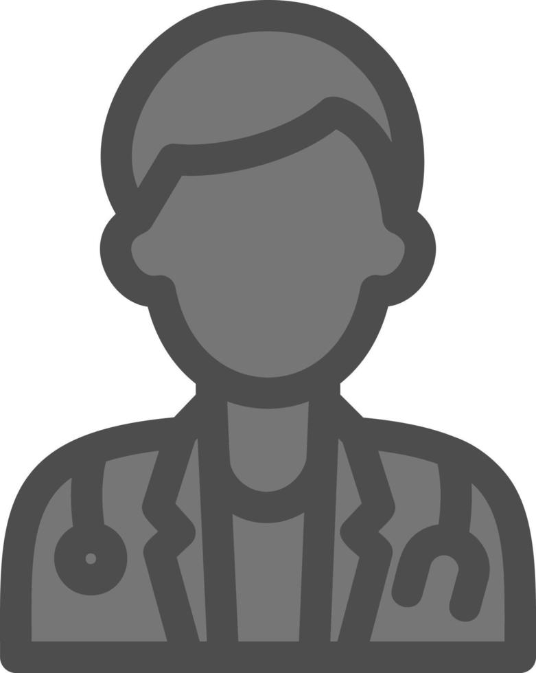 Male Doctor Vector Icon Design