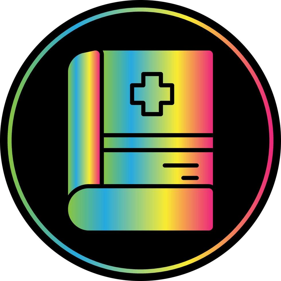 Medical Book Vector Icon Design
