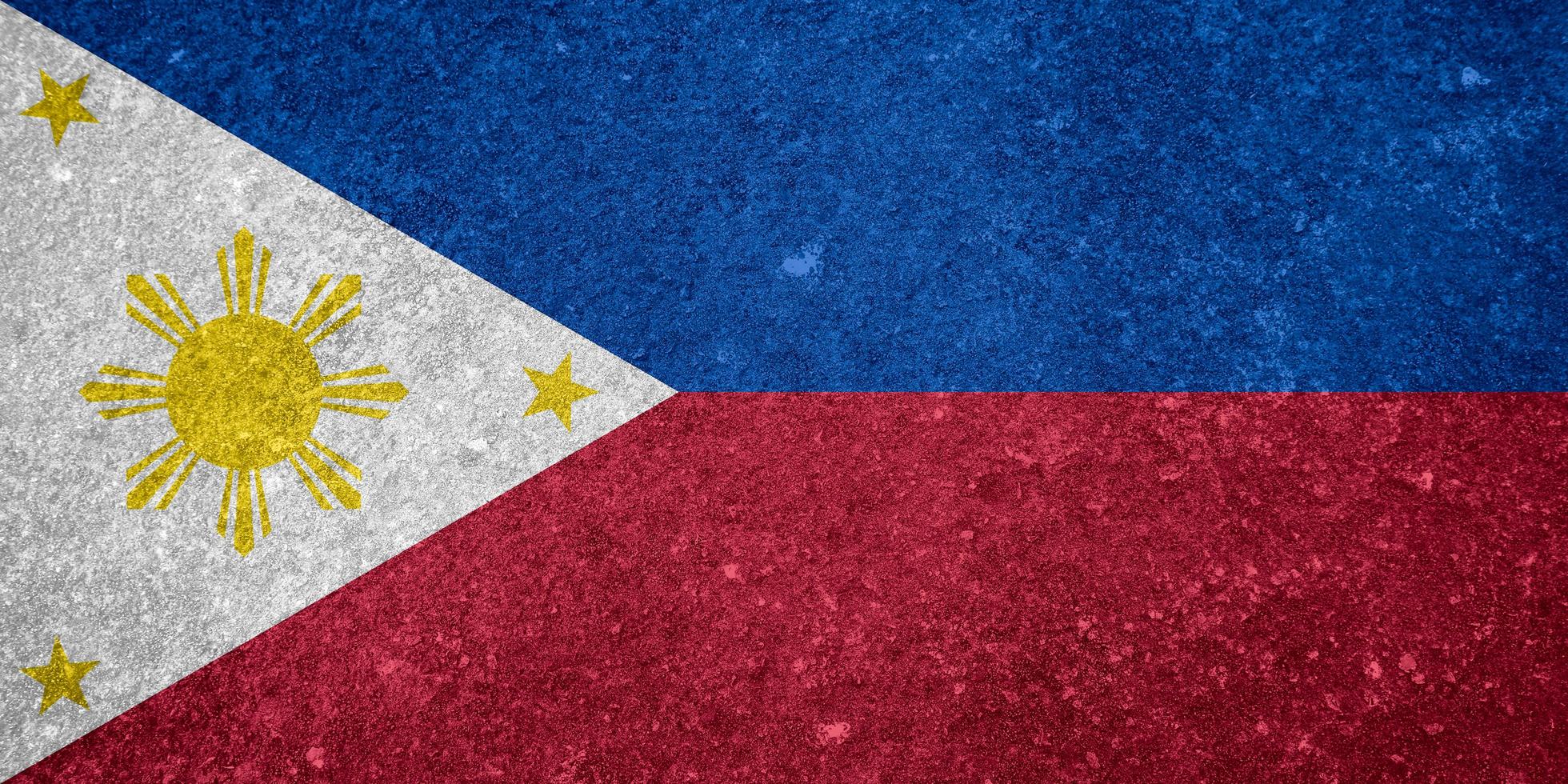 philippines flag texture as background photo