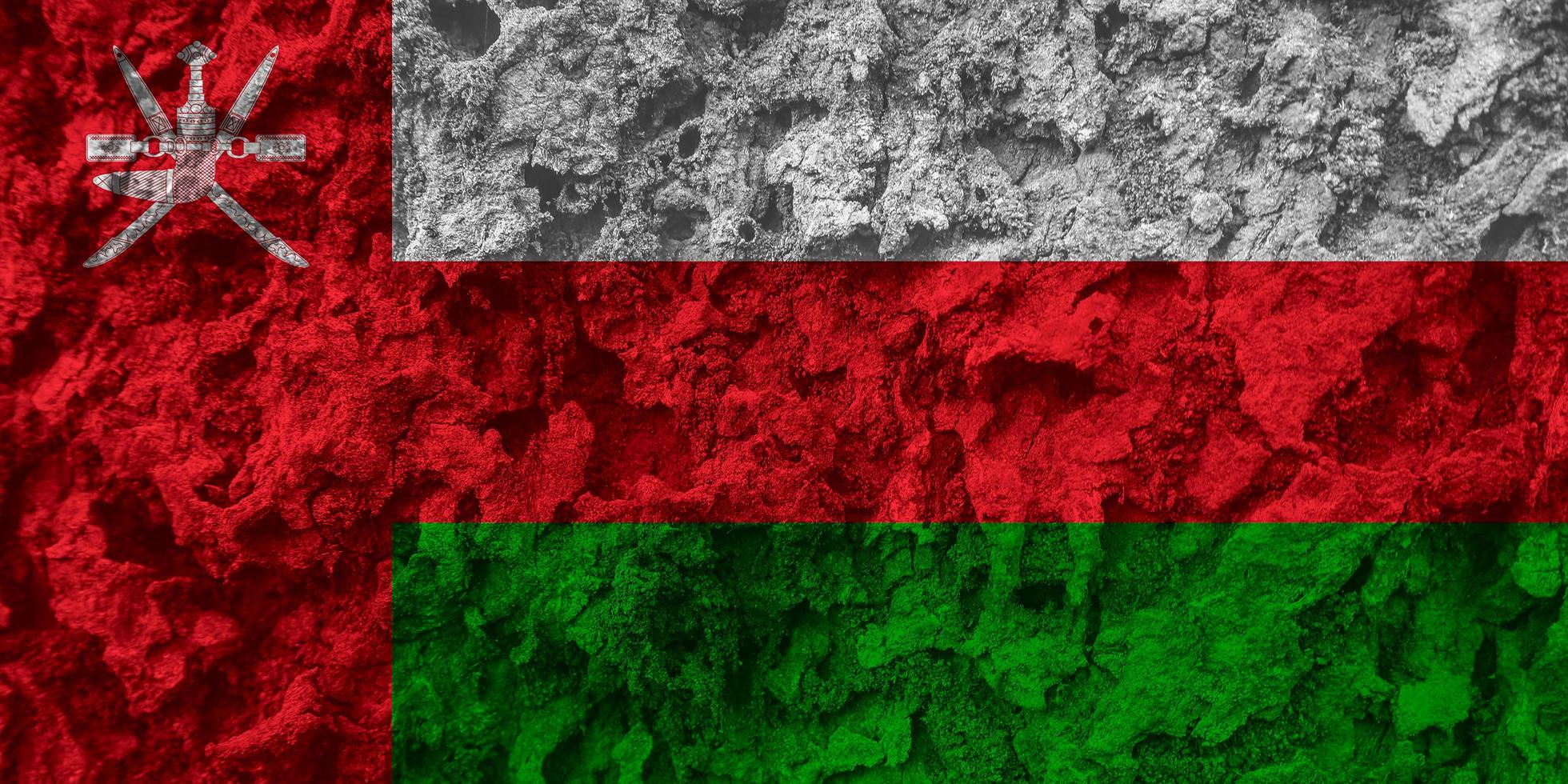 oman flag texture as a background photo