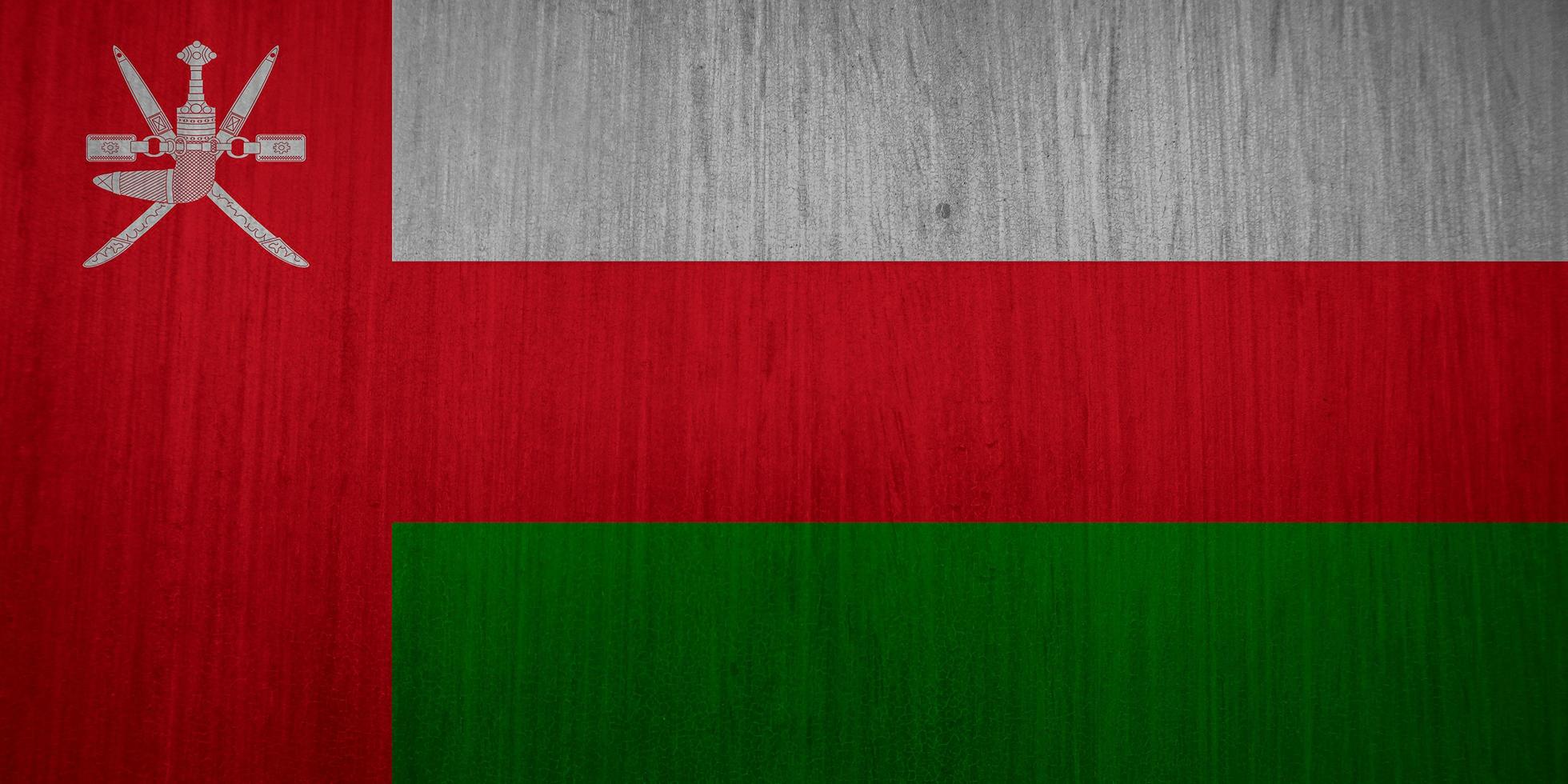 oman flag texture as a background photo