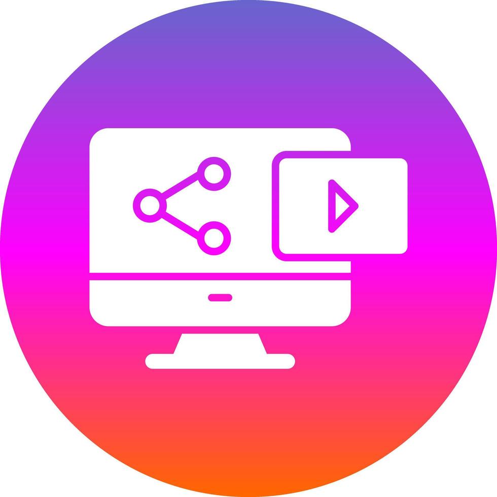 Sharing Content Vector Icon Design