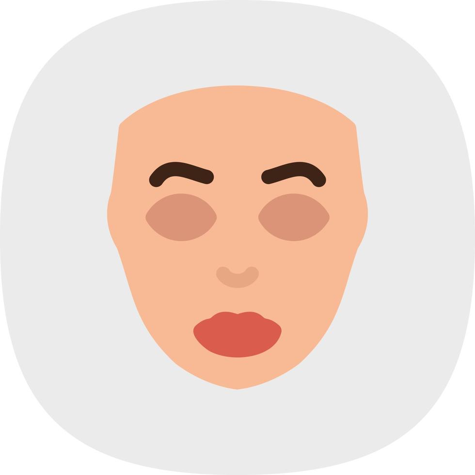 diseño de icono de vector de cirugía plástica facial