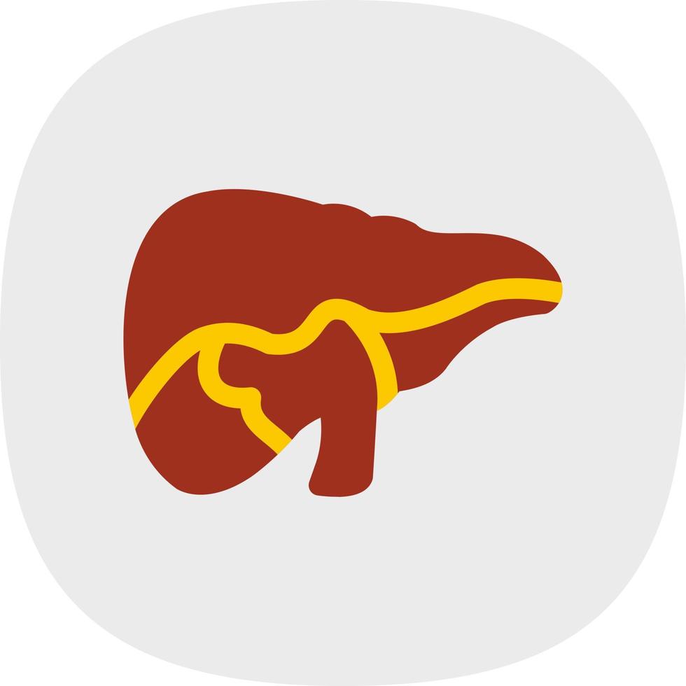 Liver Vector Icon Design