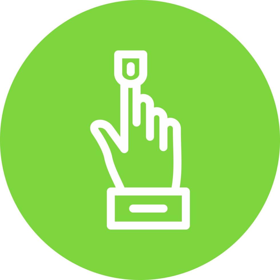 Oximeter Vector Icon Design