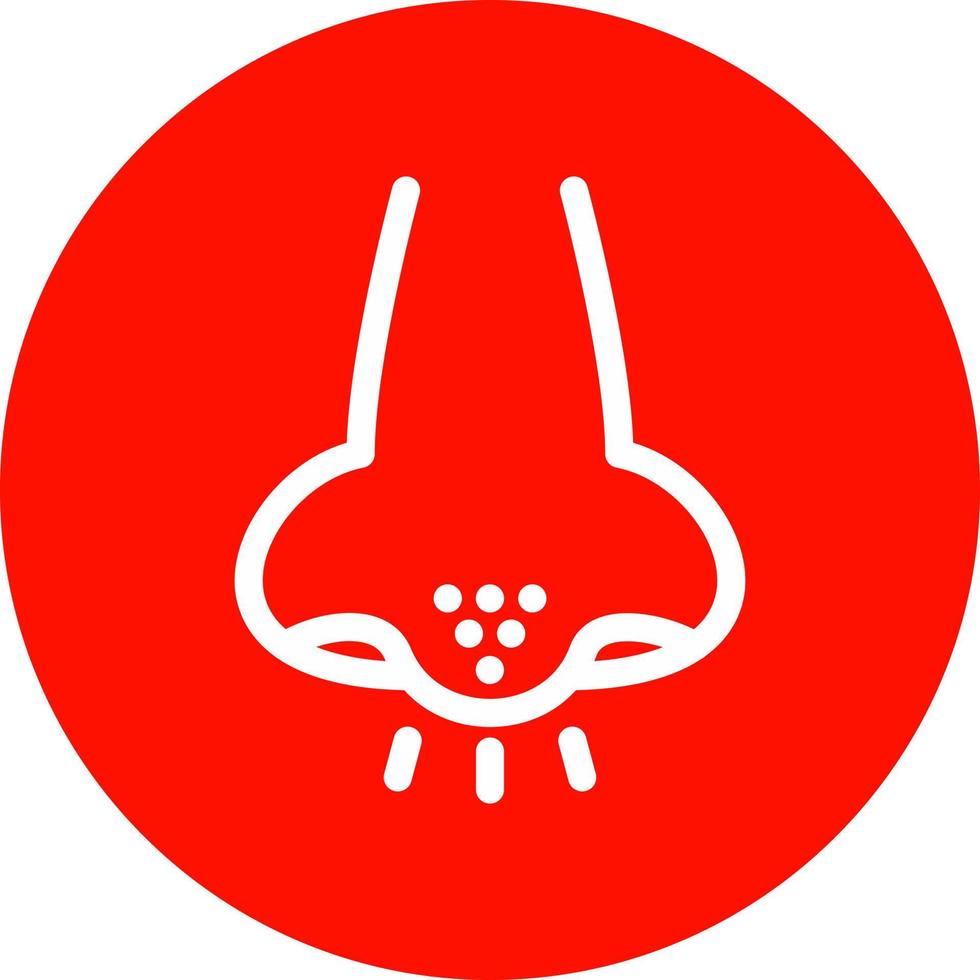diseño de icono de vector de rinología