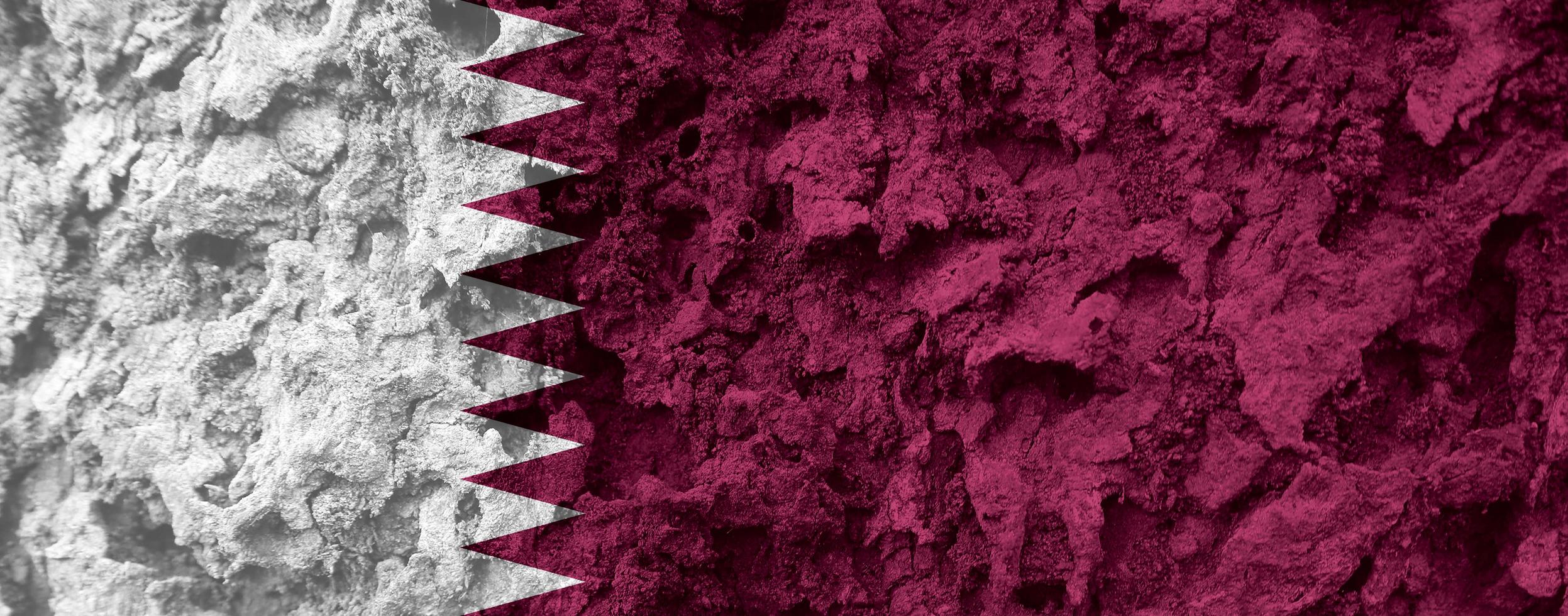 Qatar flag texture as a background photo