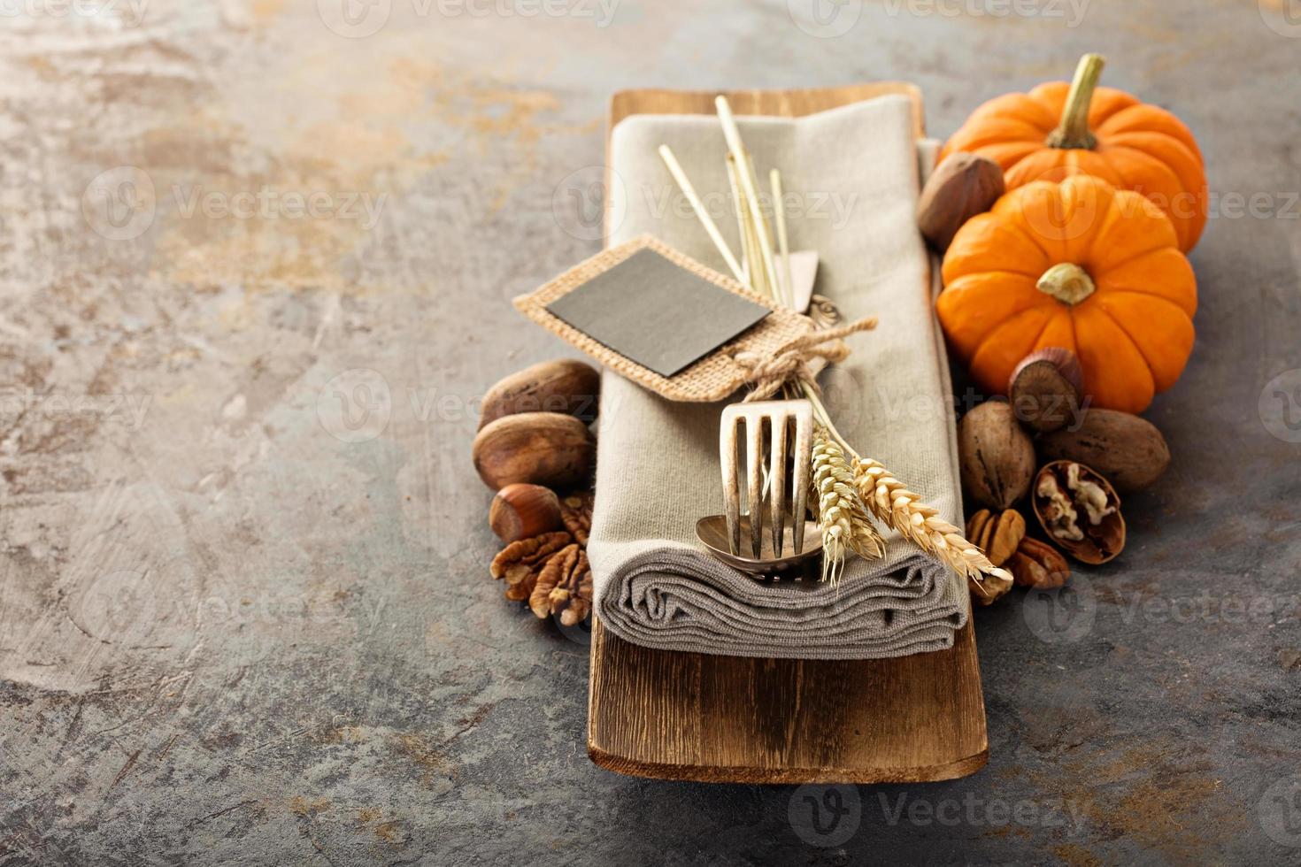 cocinar y comer en temporada de otoño foto