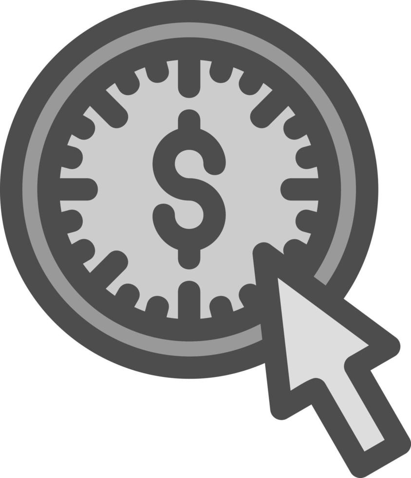 Pay Per Click Vector Icon Design