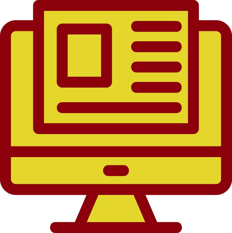 Landing Page Vector Icon Design