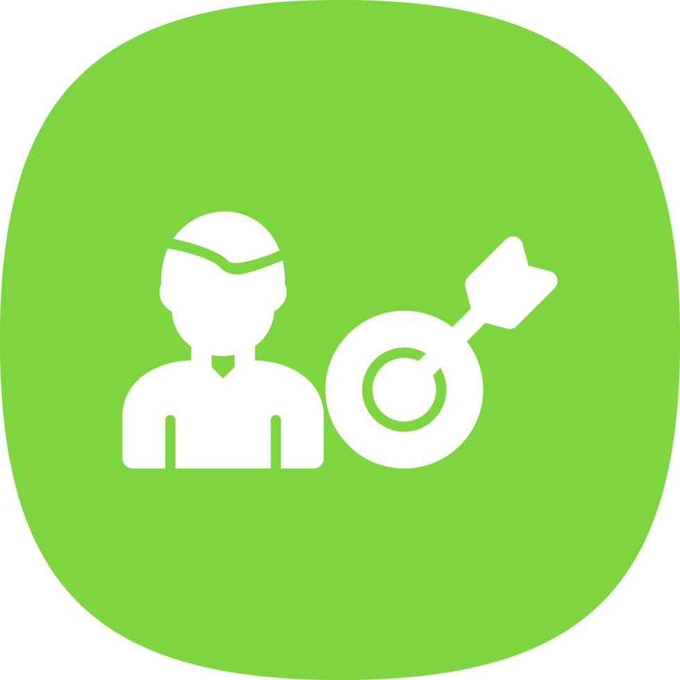 User Target Vector Icon Design