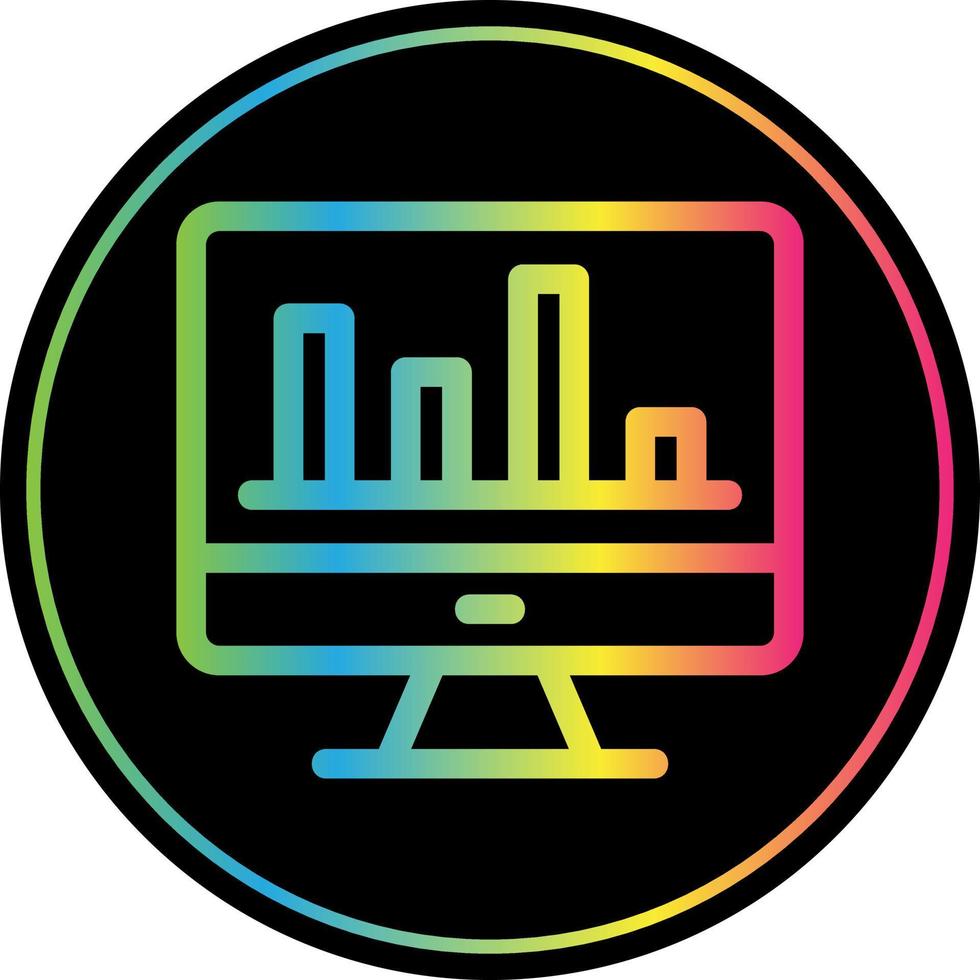 Web Analytics Vector Icon Design